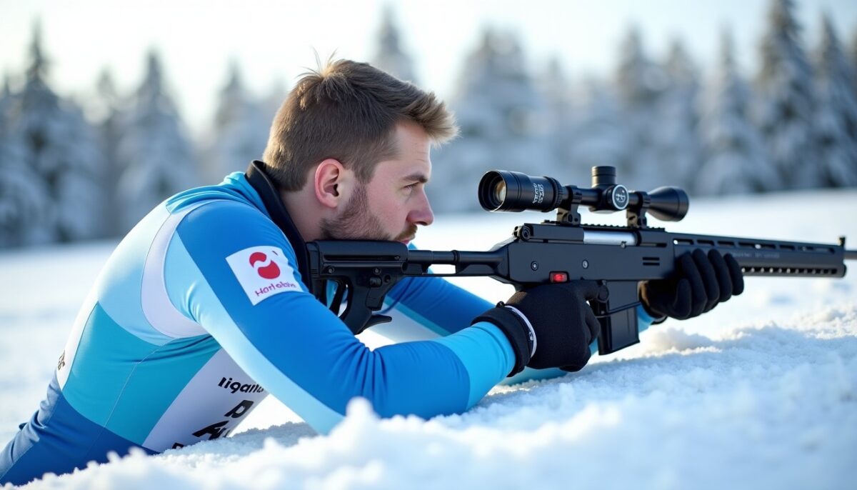 Biathlon : Tout savoir sur la distance de tir à 50 mètres, ses dimensions et règles officielles